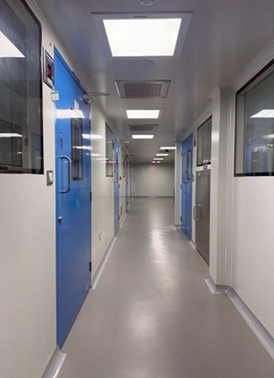 Clean Room Production Corridor